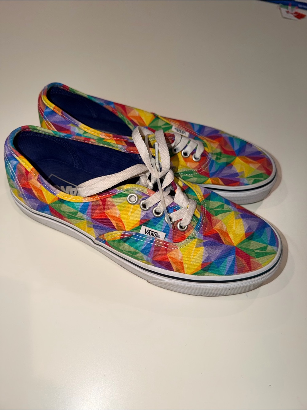 Vans Rainbow Geometric Print Sneakers